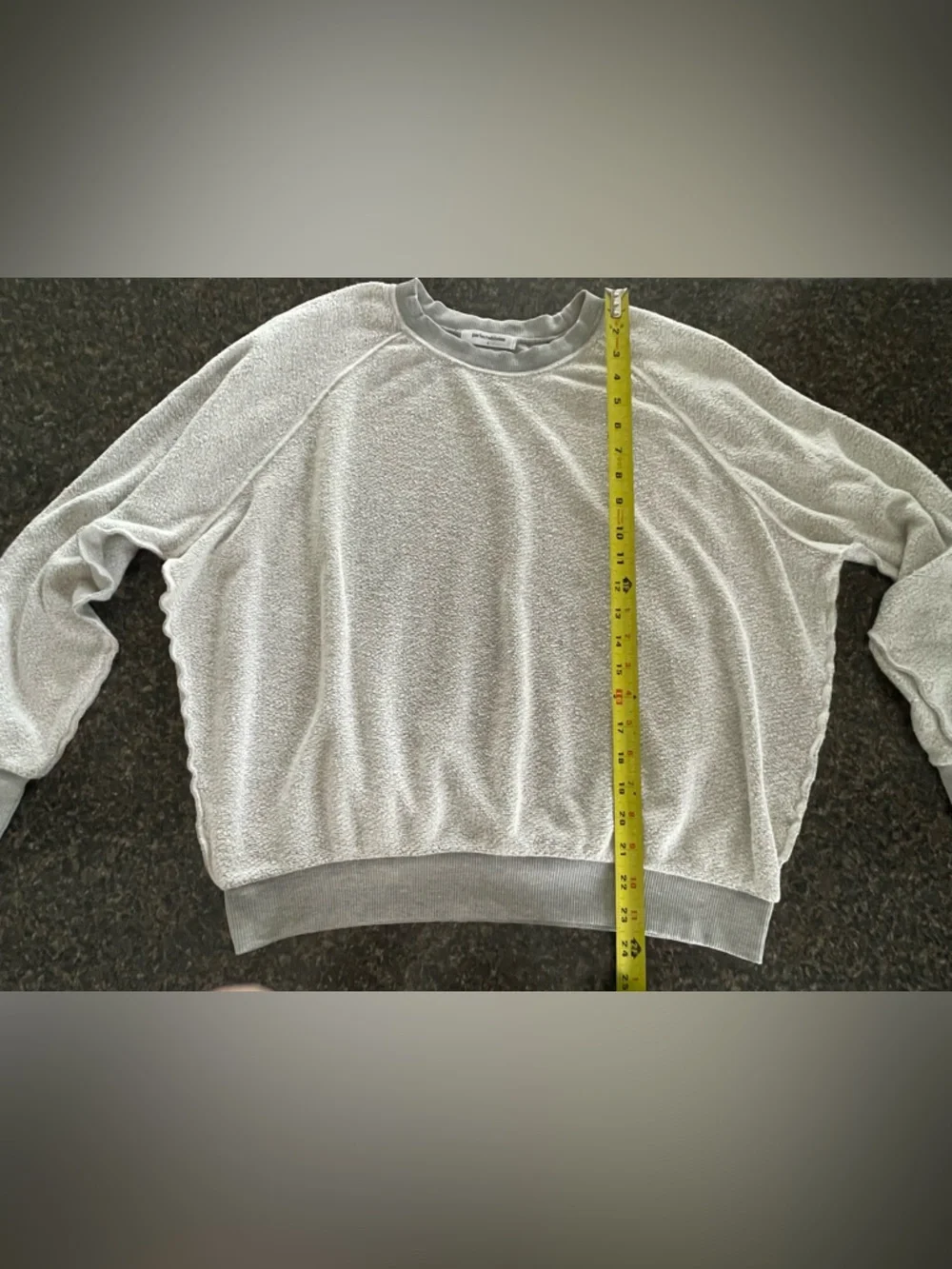 Perfectwhitetee Ziggy- Heather Gray Reverse Fleece Sweatshirt - Picture 4 of 5